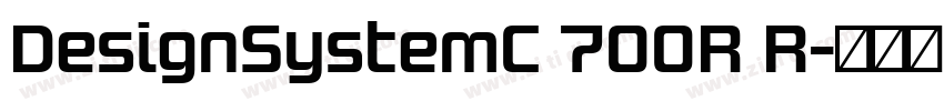 DesignSystemC 700R R字体转换